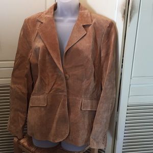 Liz & Co suede blazer